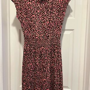 Vintage Lilly Pulitzer Pink and Brown Patterned Dress SZ M pristine condition.
